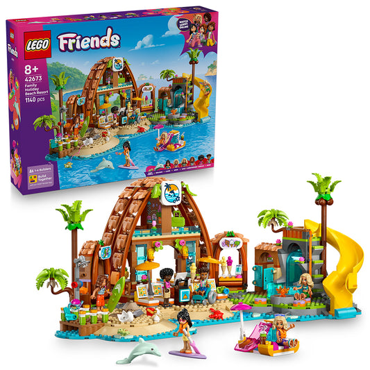 LEGO Friends 42673 Family Holiday Beach Resort Age 8+ 1140pcs