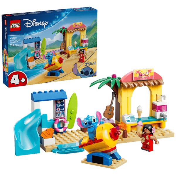 LEGO Disney 43280 Beach Fun with Lilo & Stitch Age 4+ 113pcs