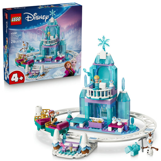 LEGO Disney Princess 43281 Elsa's Ice Castle & Snow Ride Adventure Age 4+ 216pcs
