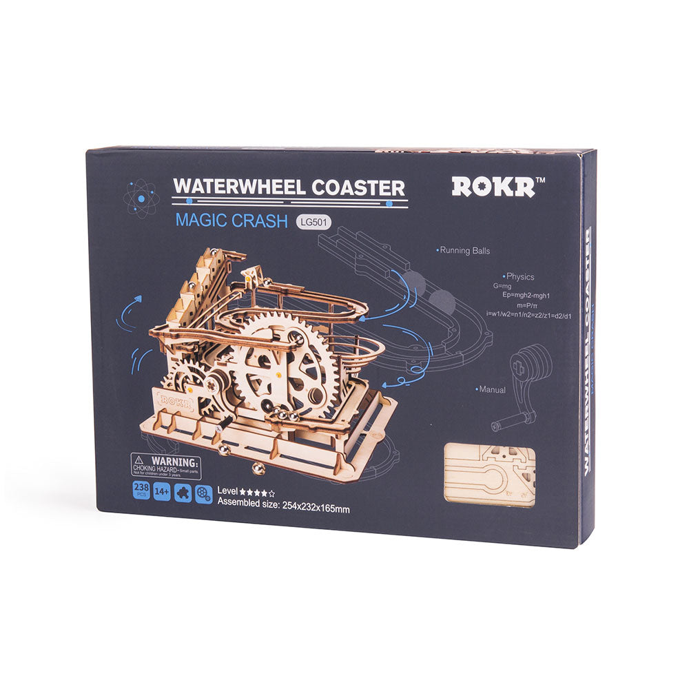 ROBOTIME ROKR Marble Parkour/Run Mechanical Wooden Model Kit LG501