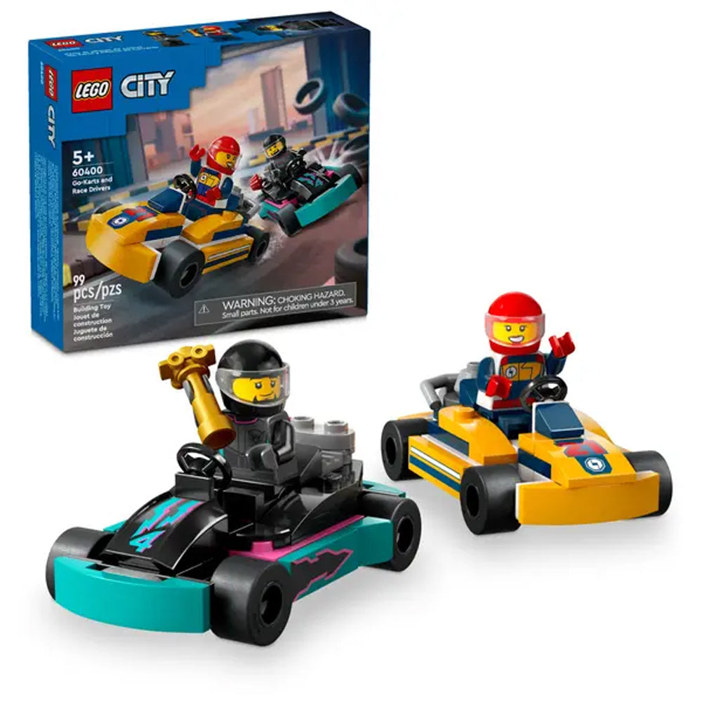 LEGO City 60400 Go-Karts and Race Drivers Age 5+ 99pcs