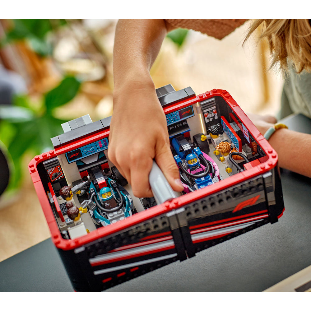 LEGO City 60444 F1 Garage & Mercedes-AMG & Alpine Cars Age 7+ 678pcs