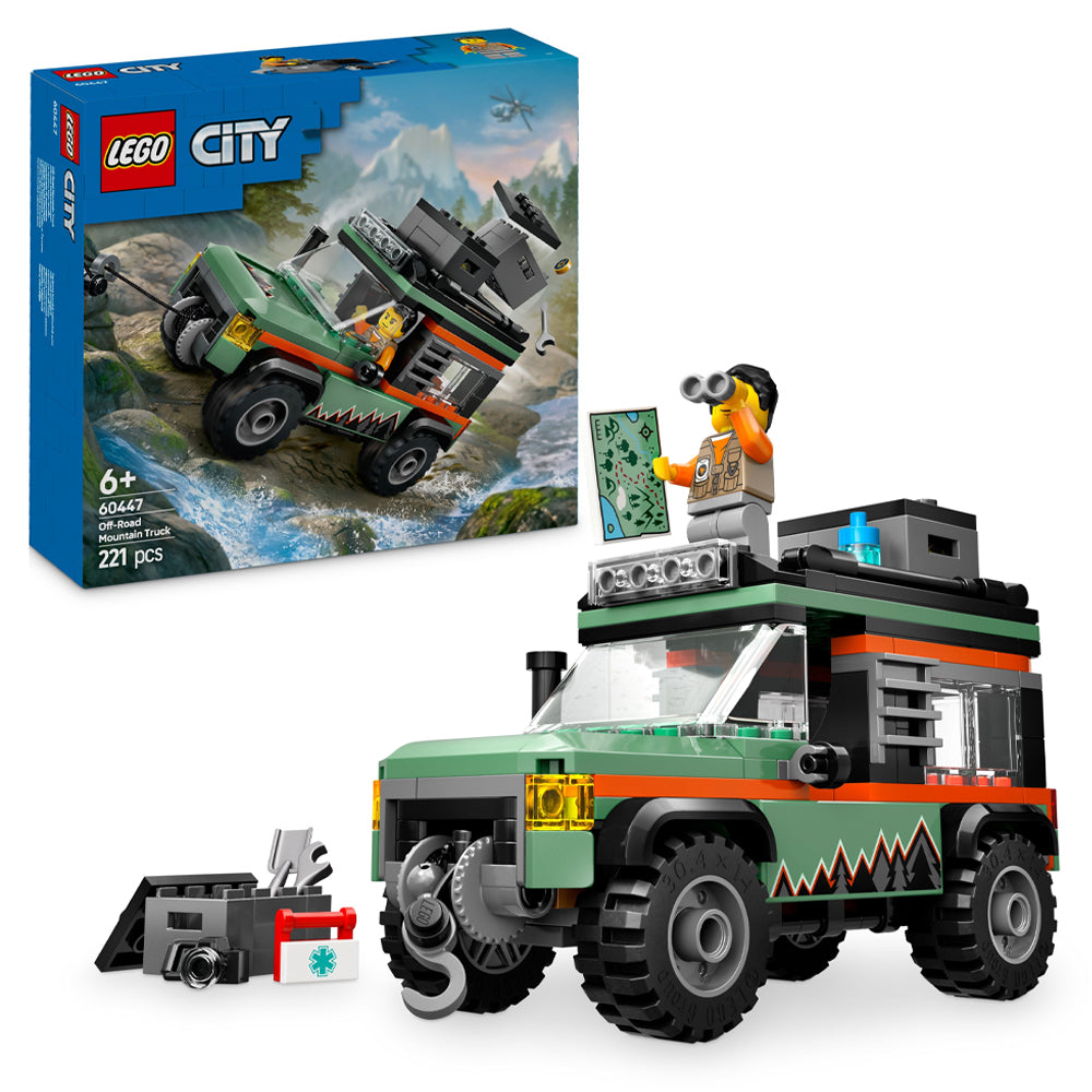 LEGO City 60447 Off-Road 4x4 Mountain Truck Age 6+ 221pcs