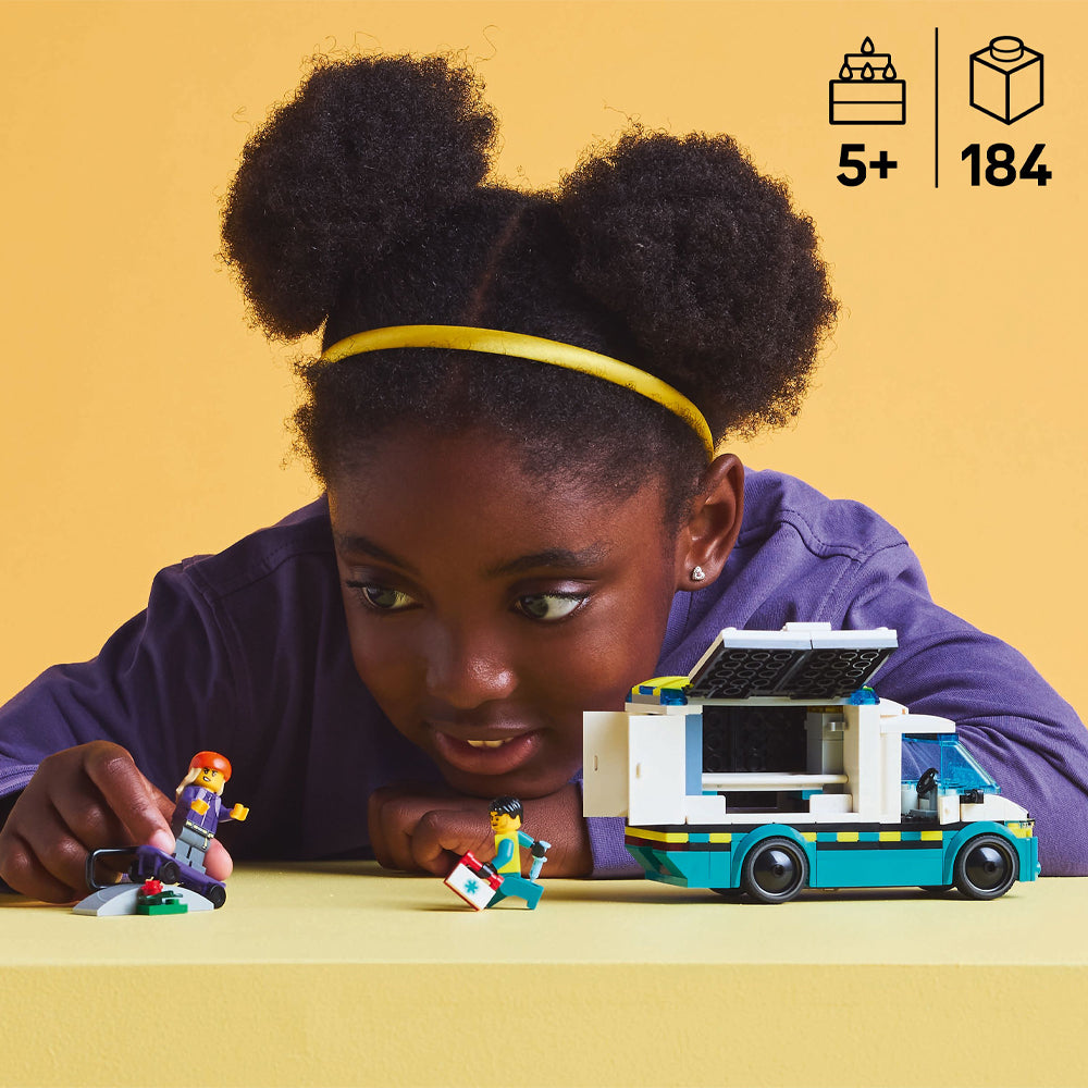 LEGO City 60451 Emergency Ambulance Age 5+ 184pcs