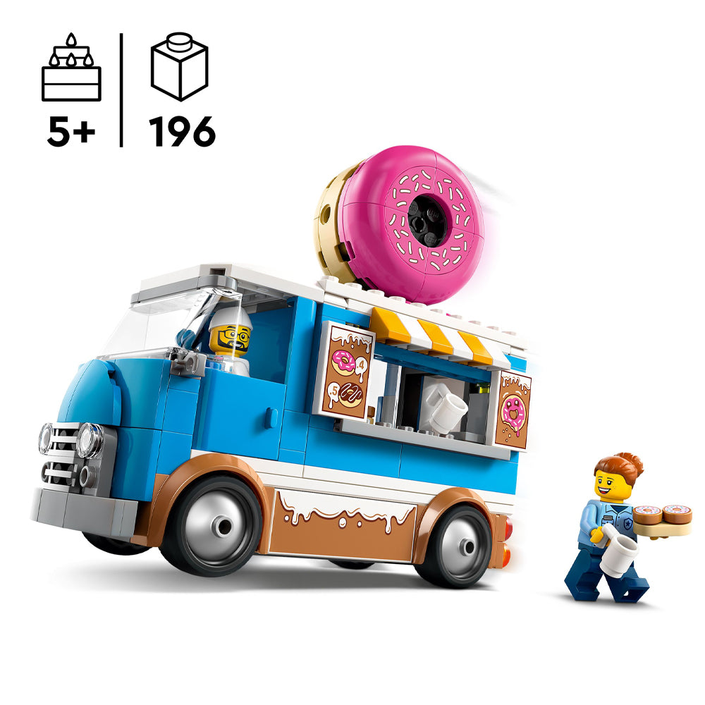 LEGO City 60452 Doughnut Truck Age 5+ 196pcs