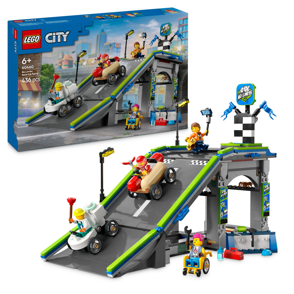 LEGO City 60460 No Limits: Race Car Ramp Track Age 6+ 436pcs
