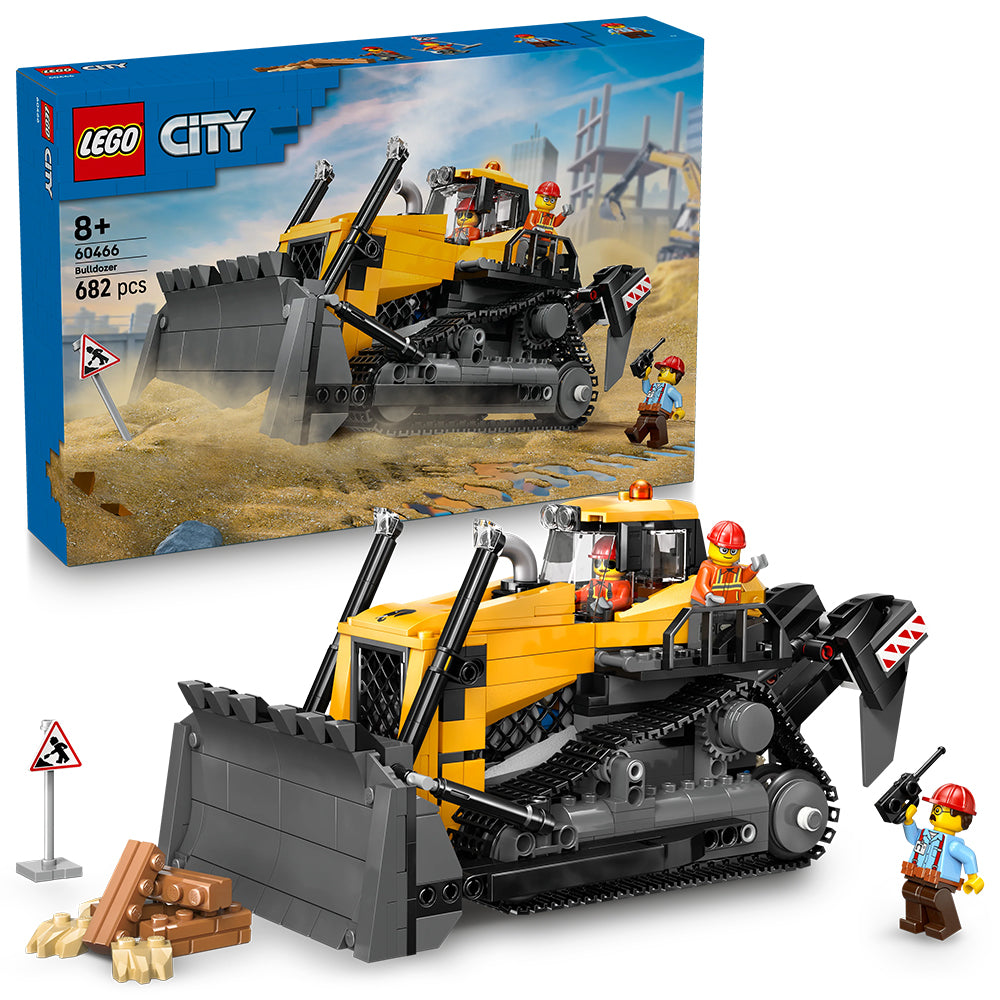 LEGO City 60466 Yellow Bulldozer Age 8+ 682pcs