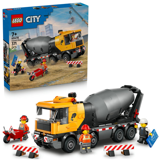 LEGO City 60478 Cement Mixer Age 7+ 371pcs