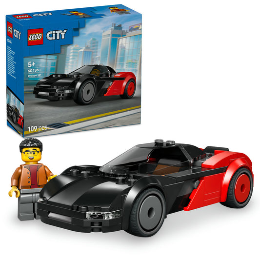 LEGO City 60486 EV Supercar Age 5+ 109pcs