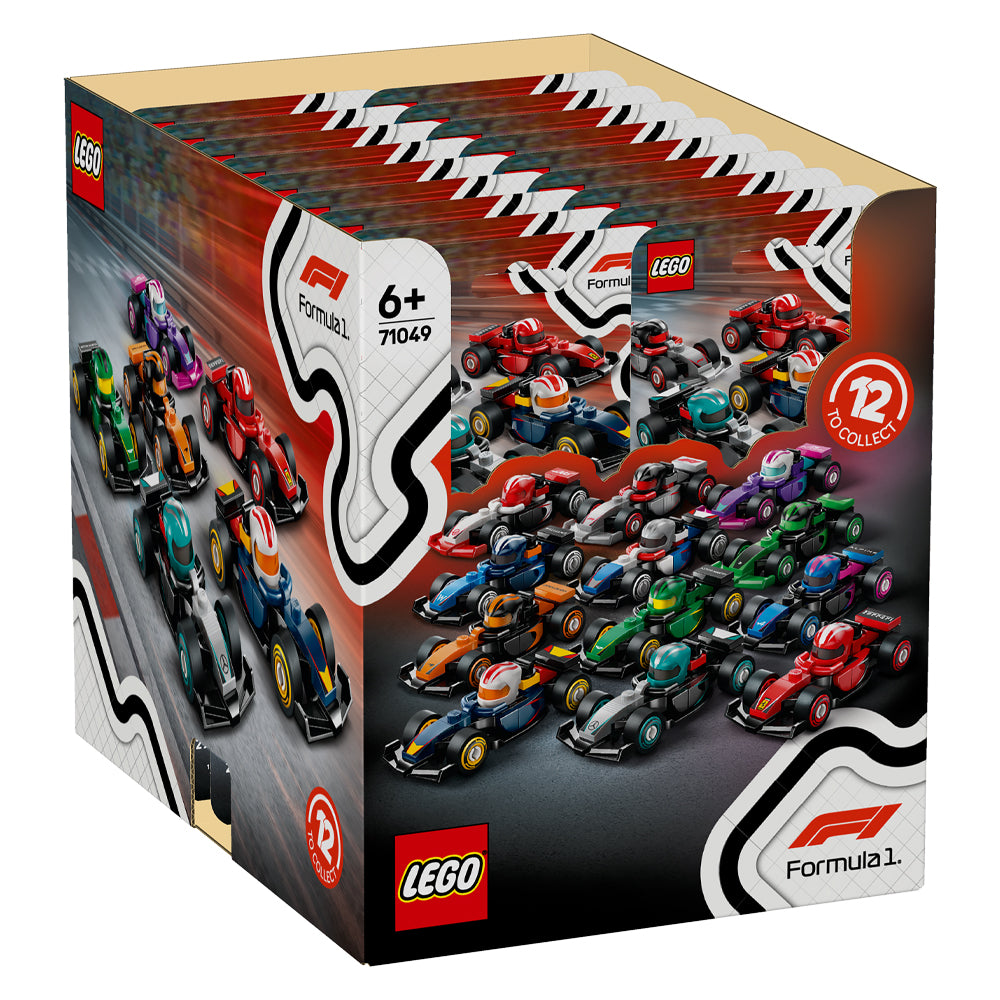 LEGO 71049 F1 Collectible Race Cars - Box of 36