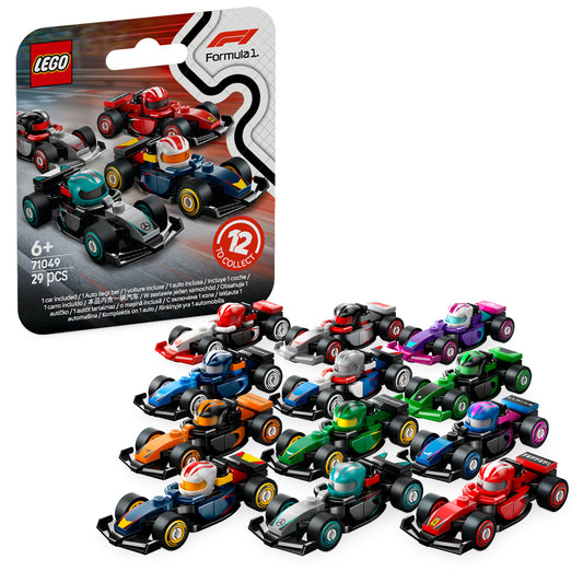 LEGO 71049 F1 Collectible Race Cars Age 6+ - 12 to Collect!