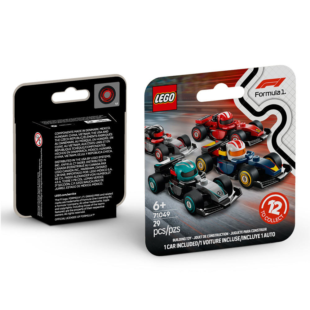 LEGO 71049 F1 Collectible Race Cars Age 6+ - 12 to Collect!