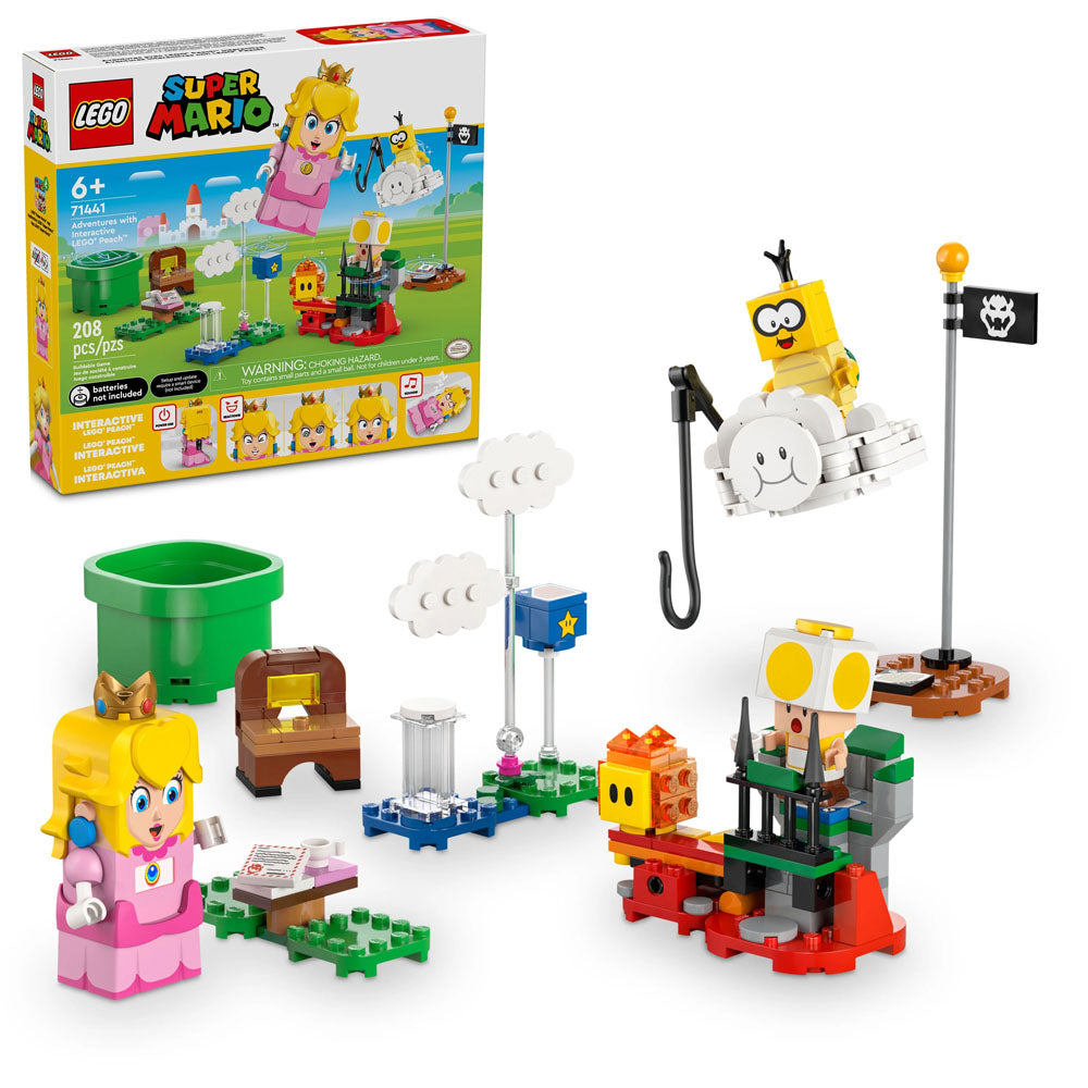 LEGO Super Mario 71441 Adventures with Interactive LEGO® Peach™ Age 6+ 208pcs