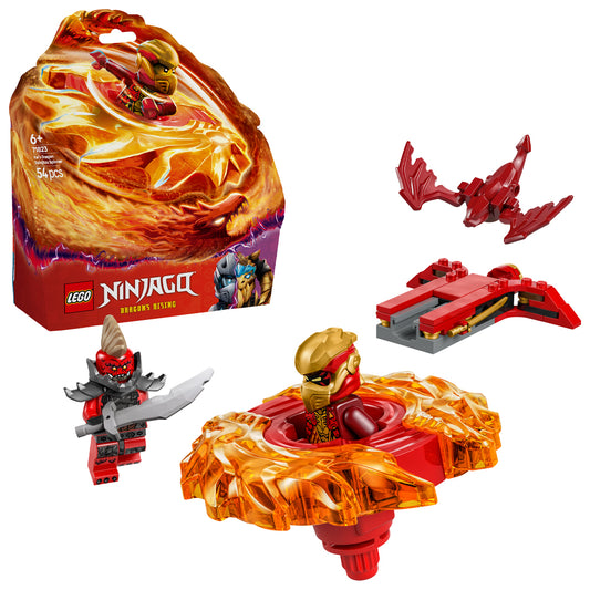 LEGO Ninjago 71823 Kai's Dragon Spinjitzu Spinner Age 6+ 54pcs