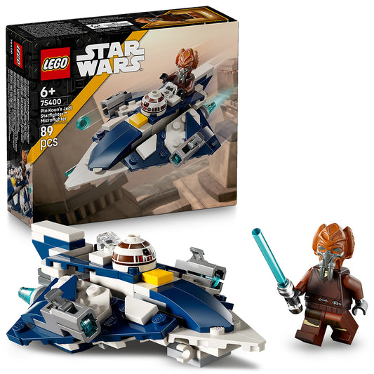 LEGO Star Wars 75400 Plo Koon's Jedi Starfighter Microfighter Age 6+ 89pcs