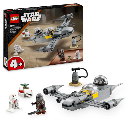 LEGO Star Wars 75410 Mando and Grogu's N-1 Starfighter Age 4+ 92pcs