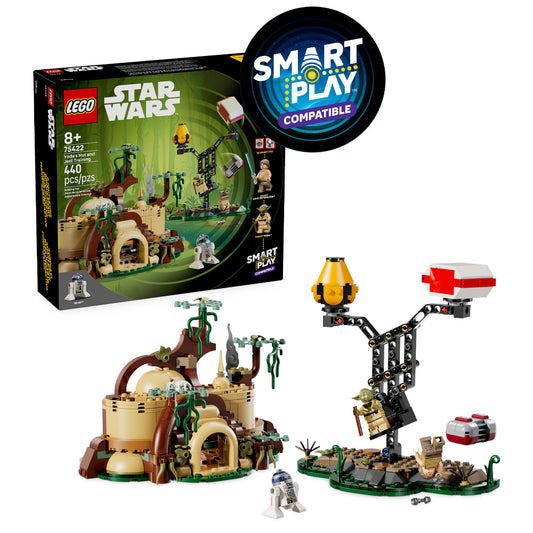 LEGO SMART Play 75422 Star Wars: Yoda's Hut and Jedi Training Age 8+ 440pcs