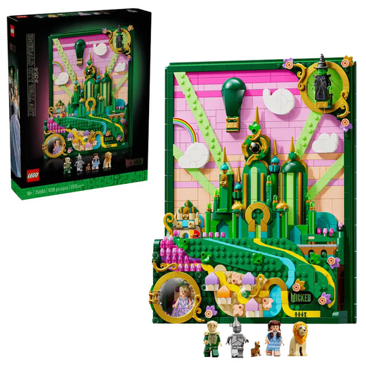 LEGO Wicked 75685 Emerald City Wall Art Age 18+ 1518pcs