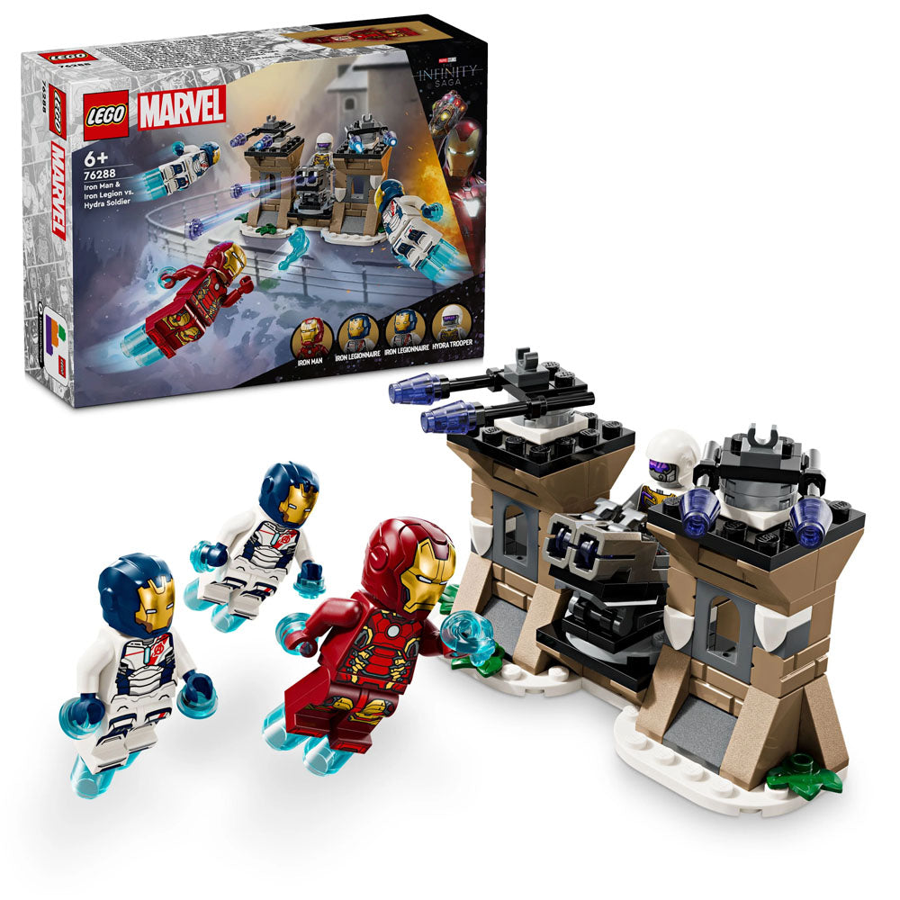 LEGO Marvel 76288 Iron Man & Iron Legion vs. Hydra Soldier Age 6+ 135pcs