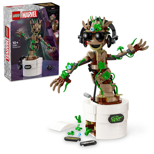 LEGO Marvel 76297 Dancing Groot Age 10+ 459pcs