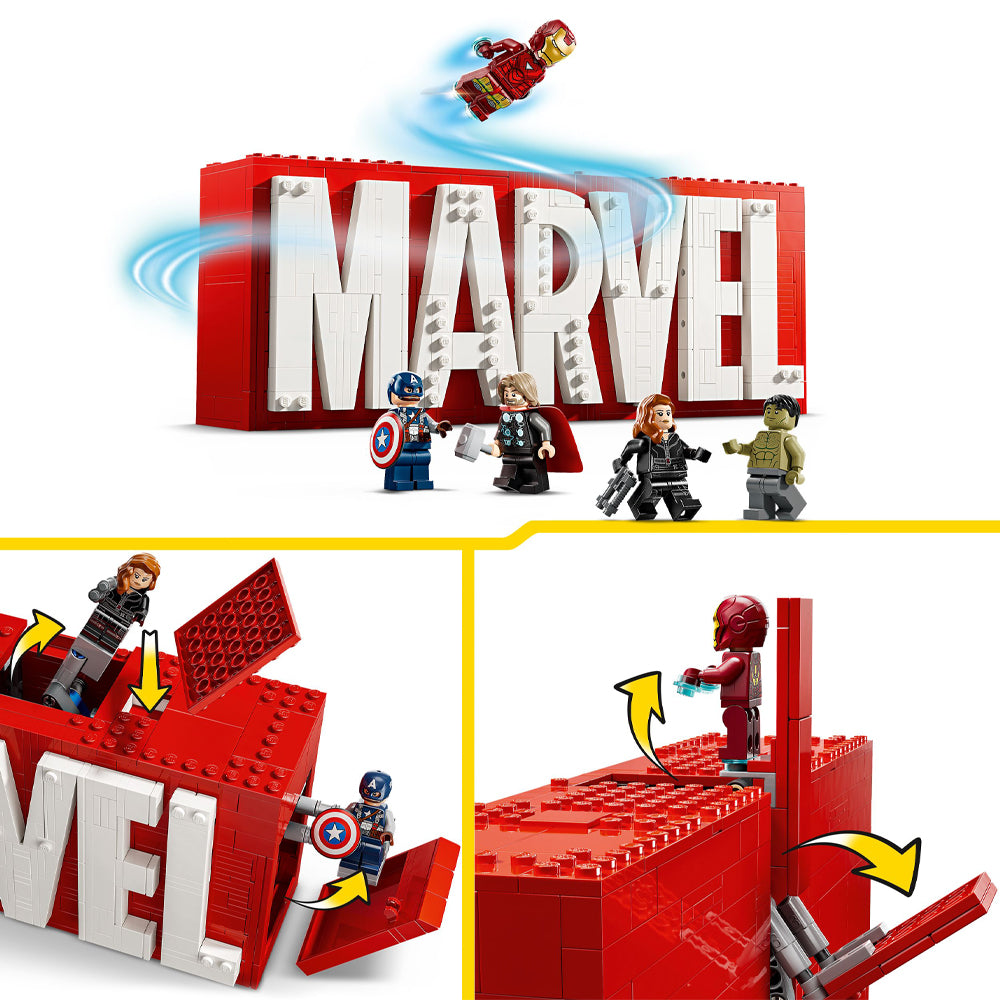 LEGO Marvel 76313 MARVEL Logo & Minifigures Age 12+ 931pcs