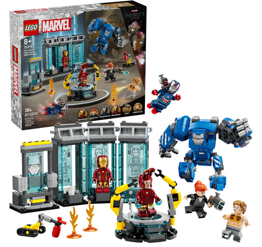 LEGO Marvel 76315 Iron Man's Laboratory: Hall of Armour Age 8+ 384pcs