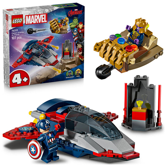 LEGO Marvel 76319 Captain America vs. Thanos Age 4+ 107pcs
