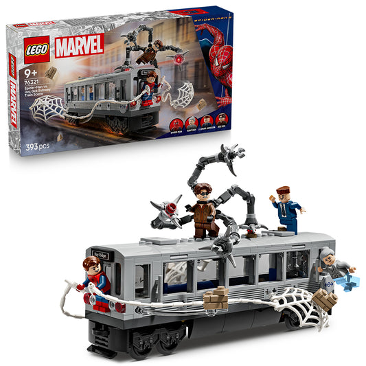 LEGO Marvel 76321 Spider-Man vs. Doc Ock Subway Train Scene Age 9+ 393pcs