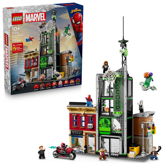 LEGO Marvel 76324 Spider-Man vs. Oscorp Age 10+ 808pcs