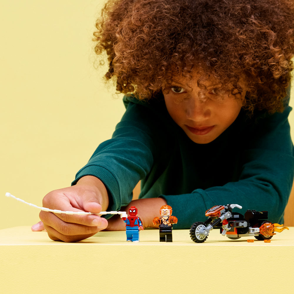 LEGO Super Heroes 76335 Spider-Man vs. Ghost Rider Motorcycle Age 6+ 72pcs