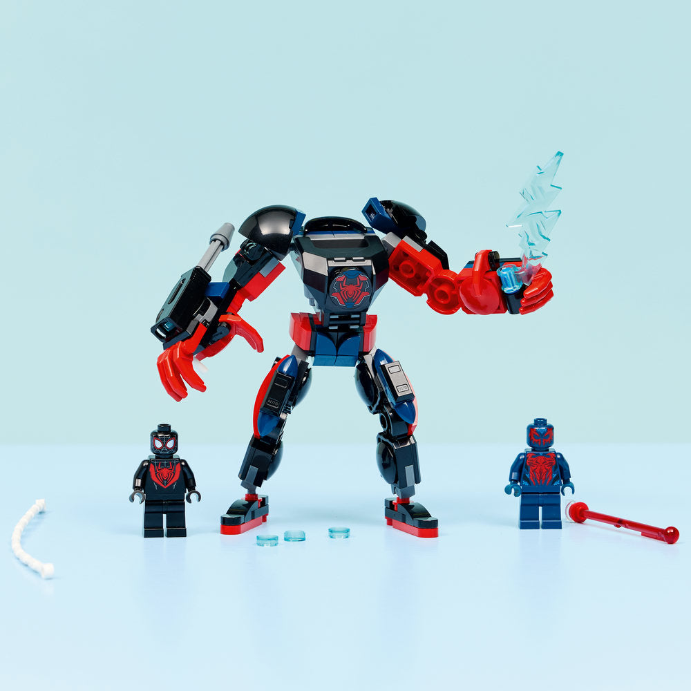 LEGO Super Heroes 76337 Miles Morales Mech vs. Spider-Man 2099 Age 6+ 135pcs