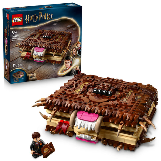 LEGO Harry Potter 76449 Chomping Monster Book of Monsters Age 9+ 518pcs
