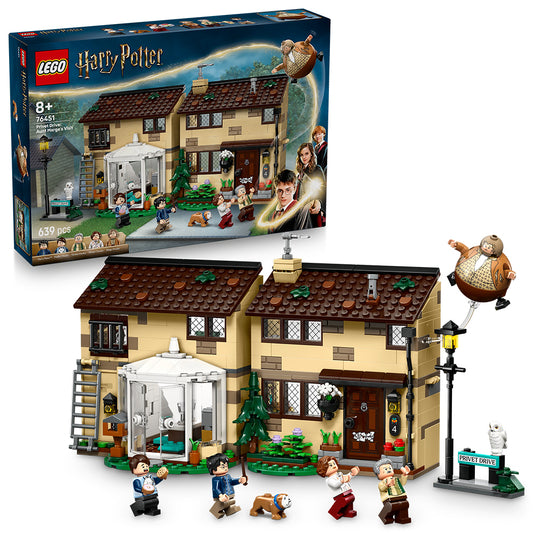 LEGO Harry Potter 76451 Privet Drive: Aunt Marge's Visit Age 8+ 639pcs