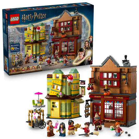 LEGO Harry Potter 76452 Quality Quidditch Supplies & Ice Cream Parlour 795pcs