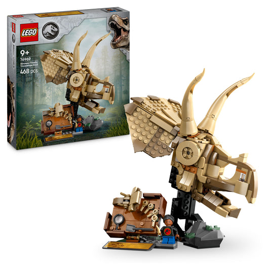LEGO Jurassic World 76969 Dinosaur Fossils: Triceratops Skull Age 9+ 468pcs