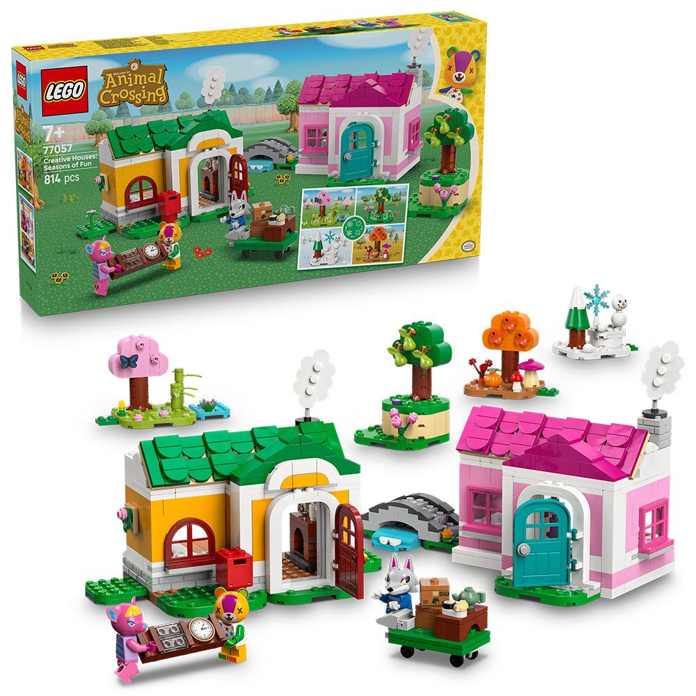 LEGO Animal Crossing 77057 Creative Houses: Seasons of Fun Age 7+ 814pcs