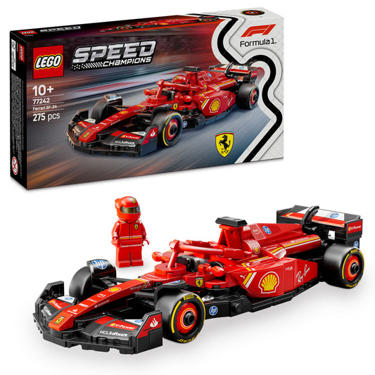 LEGO Speed Champions 77242 Ferrari SF-24 F1 Race Car Age 10+ 275pcs