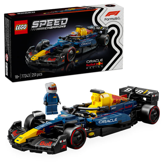 LEGO Speed Champions 77243 Oracle Red Bull Racing RB20 F1 Race Car Age 18+ 251pc