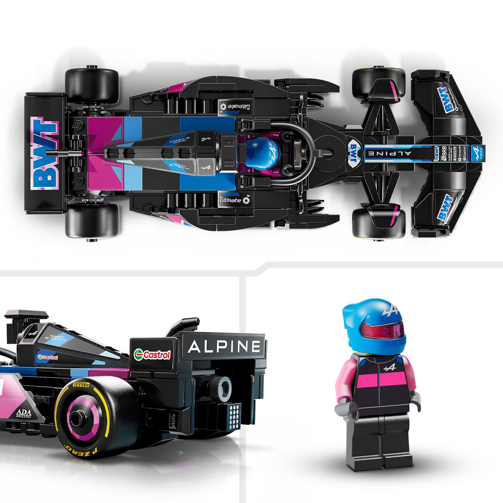 LEGO Speed Champions 77248 BWT Alpine F1 Team A524 Race Car Age 10+ 258pcs