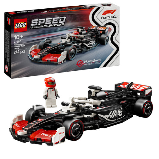 LEGO Speed Champions 77250 MoneyGram Haas F1 Team VF-24 Race Car Age 10+ 242pcs