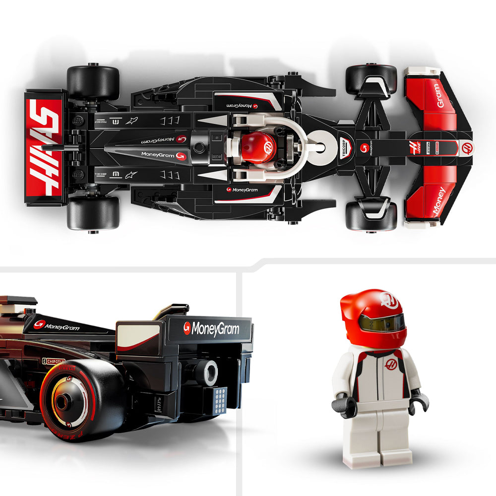 LEGO Speed Champions 77250 MoneyGram Haas F1 Team VF-24 Race Car Age 10+ 242pcs
