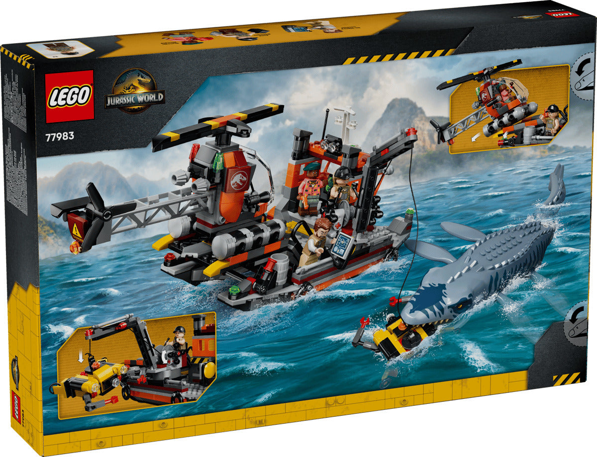 LEGO Jurassic World 77983 Mosasaurus Dinosaur Boat Attack Age 7+ 703pcs