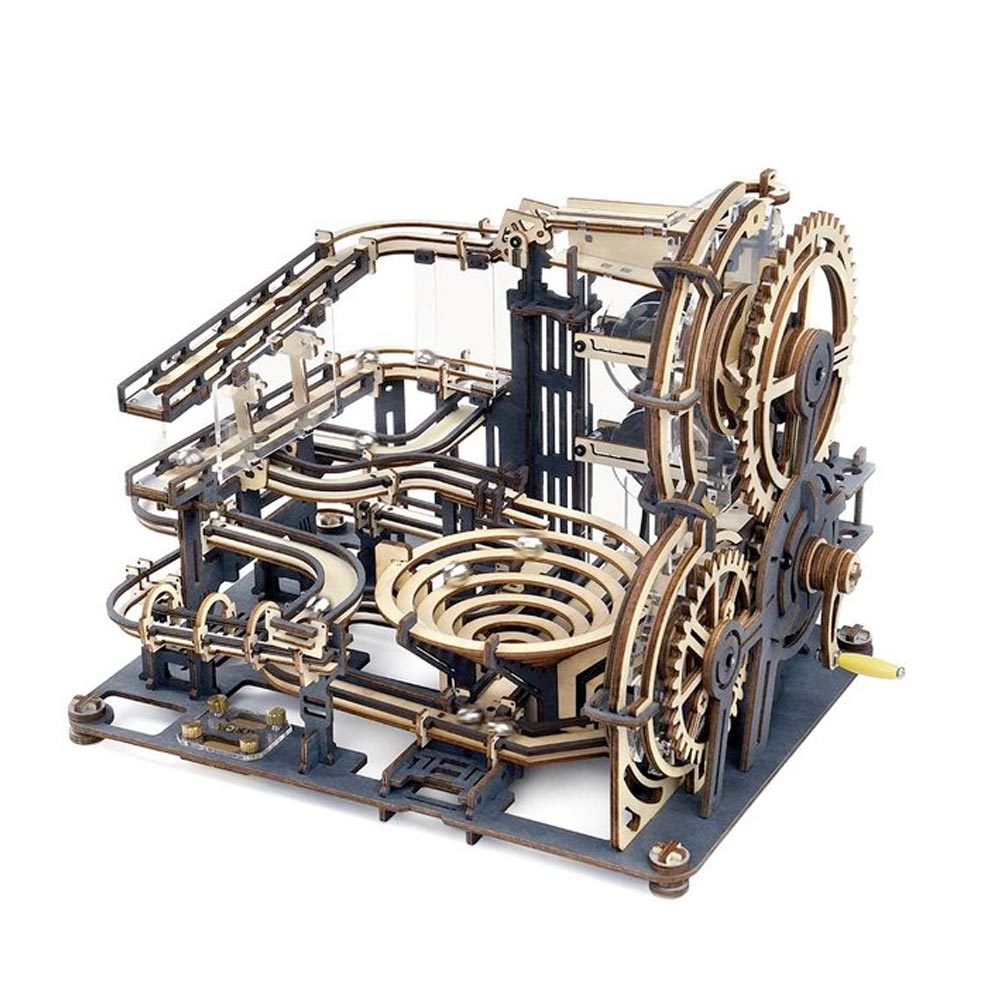 ROBOTIME ROKR Marble Night City Marble Run Wooden Mechanical Model Kit LGA01