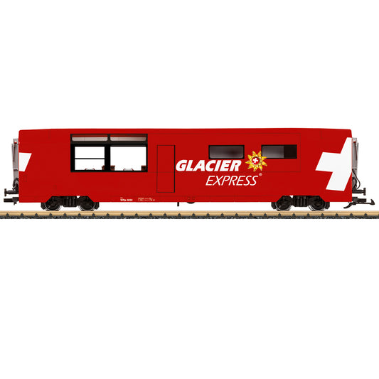 LGB 33673 RhB Glacier Express Panorama Dining Car Era VI