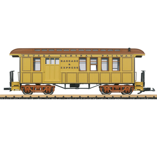 LGB 36831 Nevada Central Railroad NCRR Half Baggage Car - Era II
