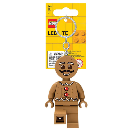 LEGO Christmas Gingerbread Man LED Key Light Keyring