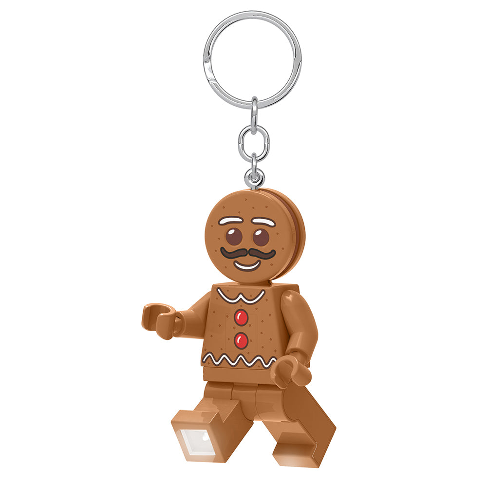 LEGO Christmas Gingerbread Man LED Key Light Keyring