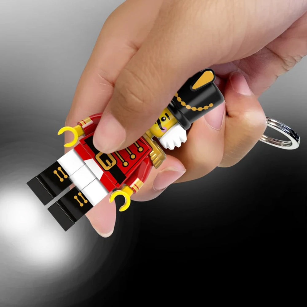 LEGO Christmas Nutcracker LED Key Light Keyring