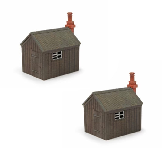 PECO LK-12110 Lineside Hut (x2) Laser Cut Kit TT:120
