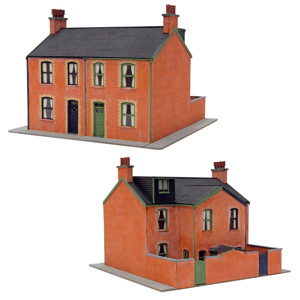 PECO LK-208 Lineside OO/HO Victorian House Complete - Laser Cut Kit